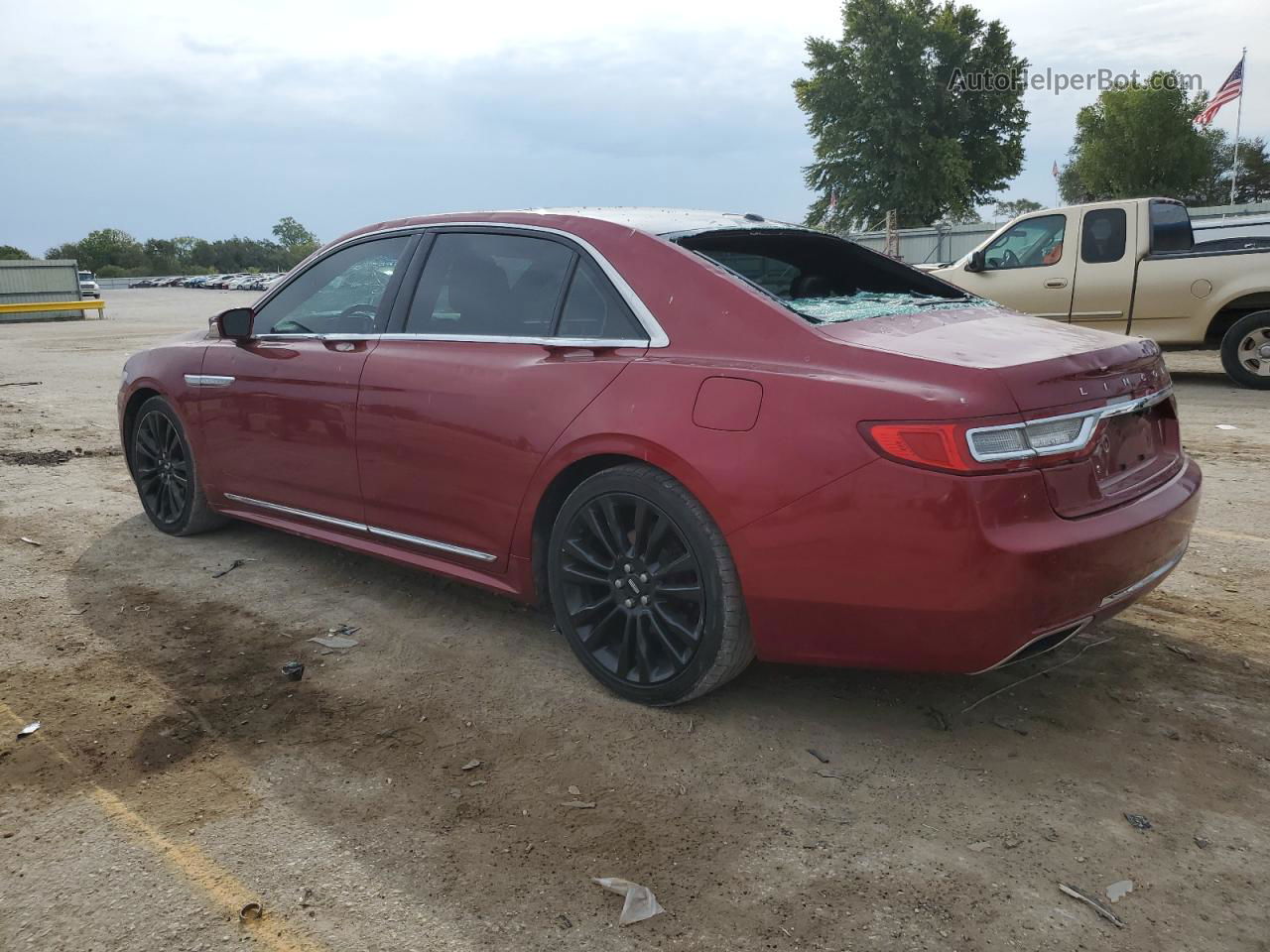 2017 Lincoln Continental Reserve Burgundy vin: 1LN6L9RP9H5637629