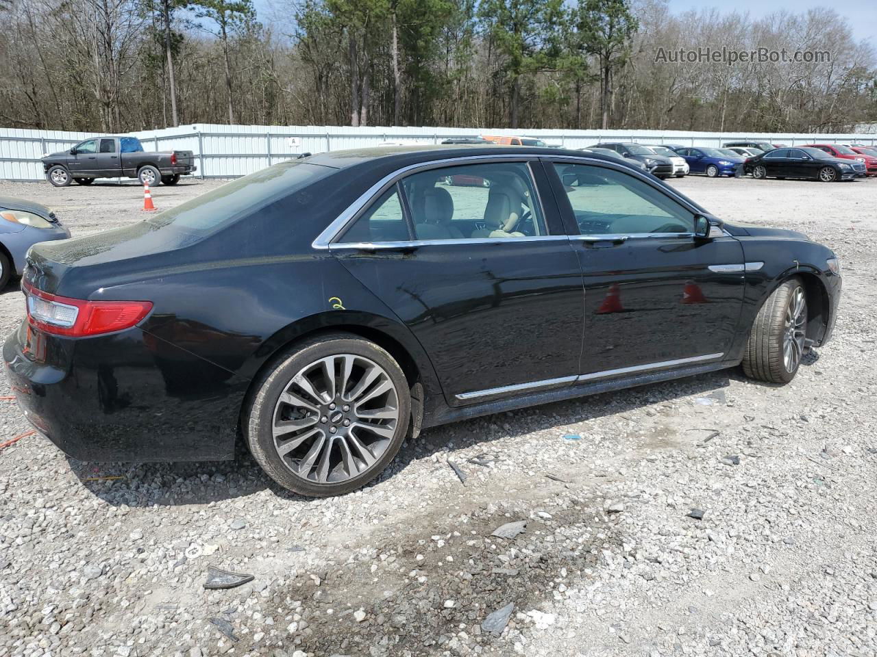 2017 Lincoln Continental Select Черный vin: 1LN6L9SK0H5617414