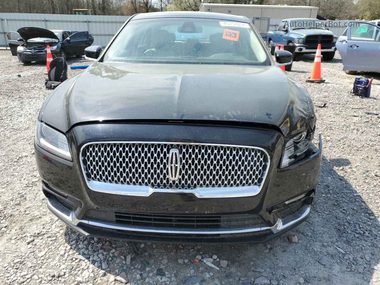 2017 Lincoln Continental Select Черный vin: 1LN6L9SK0H5617414