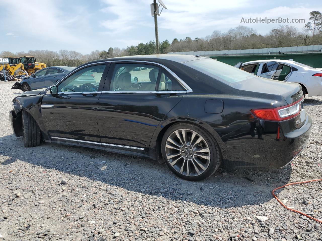 2017 Lincoln Continental Select Черный vin: 1LN6L9SK0H5617414