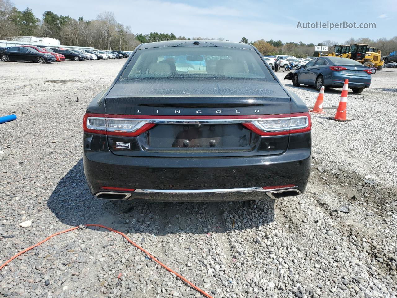 2017 Lincoln Continental Select Черный vin: 1LN6L9SK0H5617414