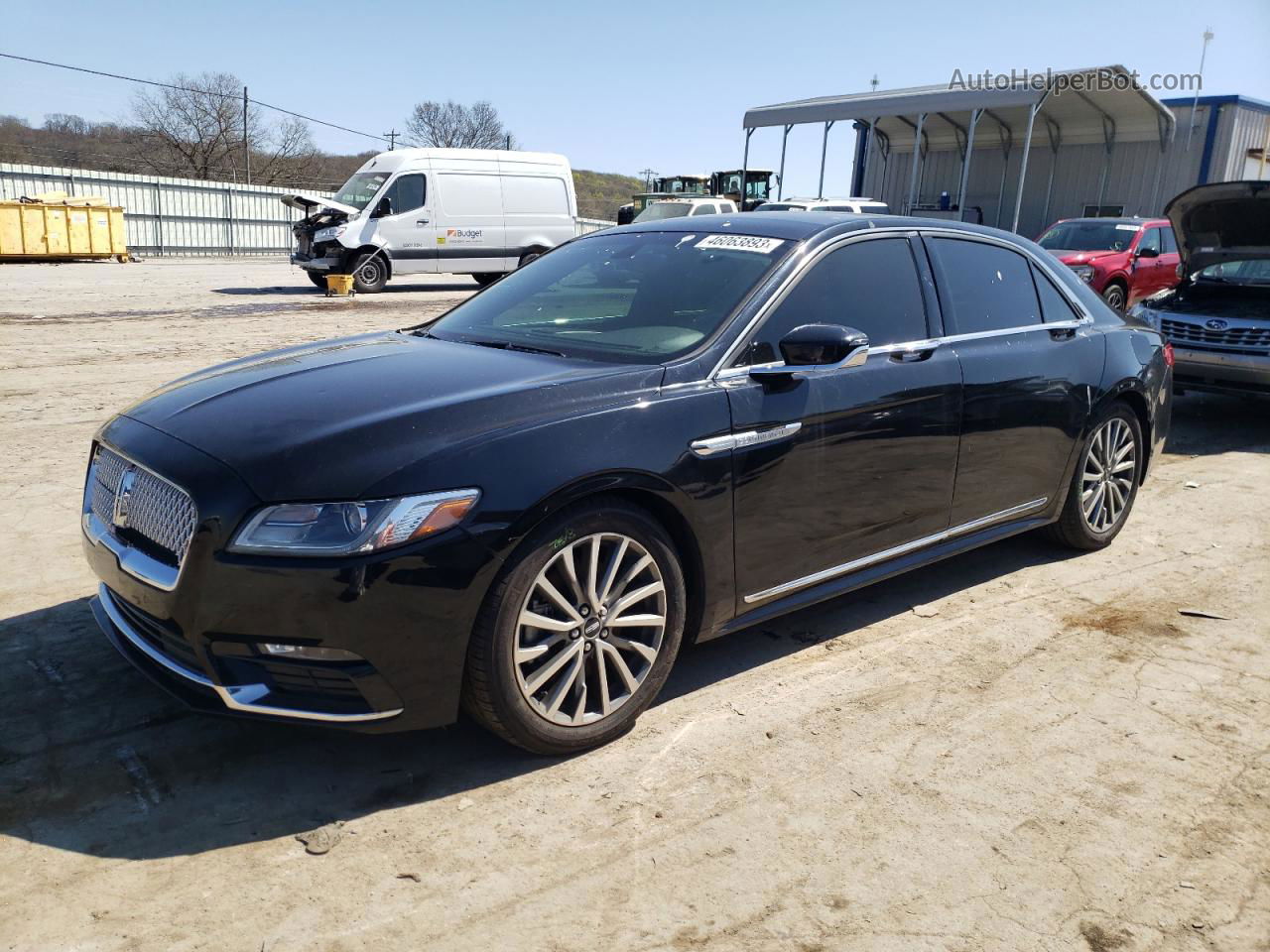 2017 Lincoln Continental Select Black vin: 1LN6L9SK0H5617669