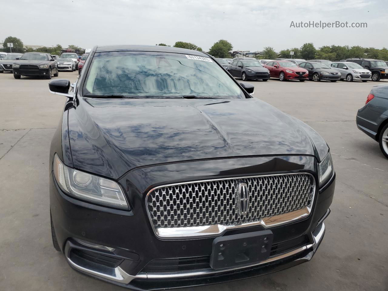 2017 Lincoln Continental Select Black vin: 1LN6L9SK2H5603076