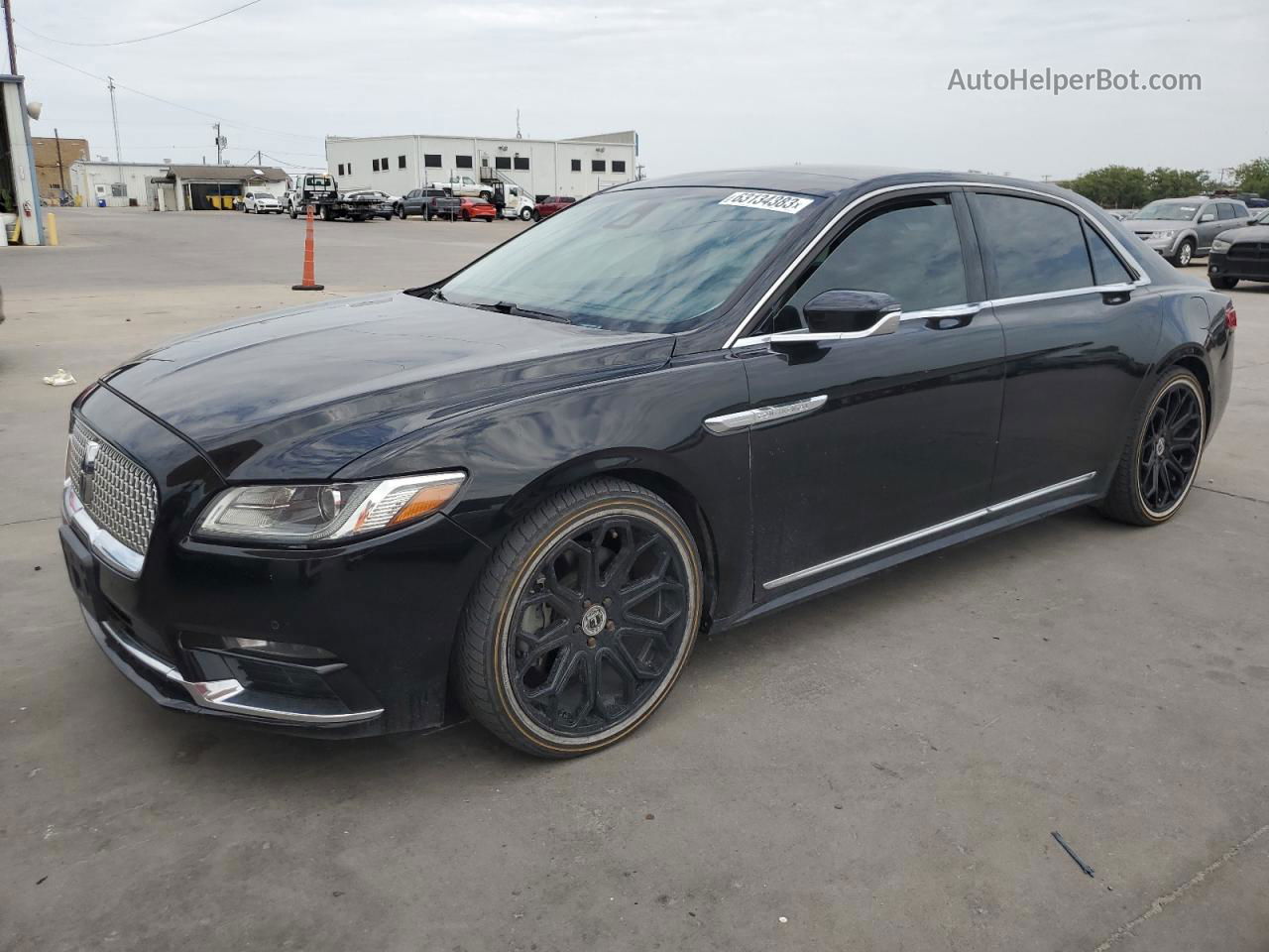 2017 Lincoln Continental Select Black vin: 1LN6L9SK2H5603076