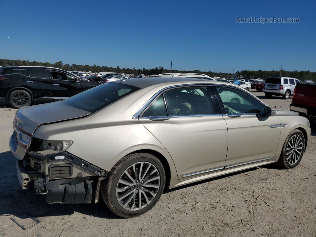 2017 Lincoln Continental Select Бежевый vin: 1LN6L9SK2H5636725