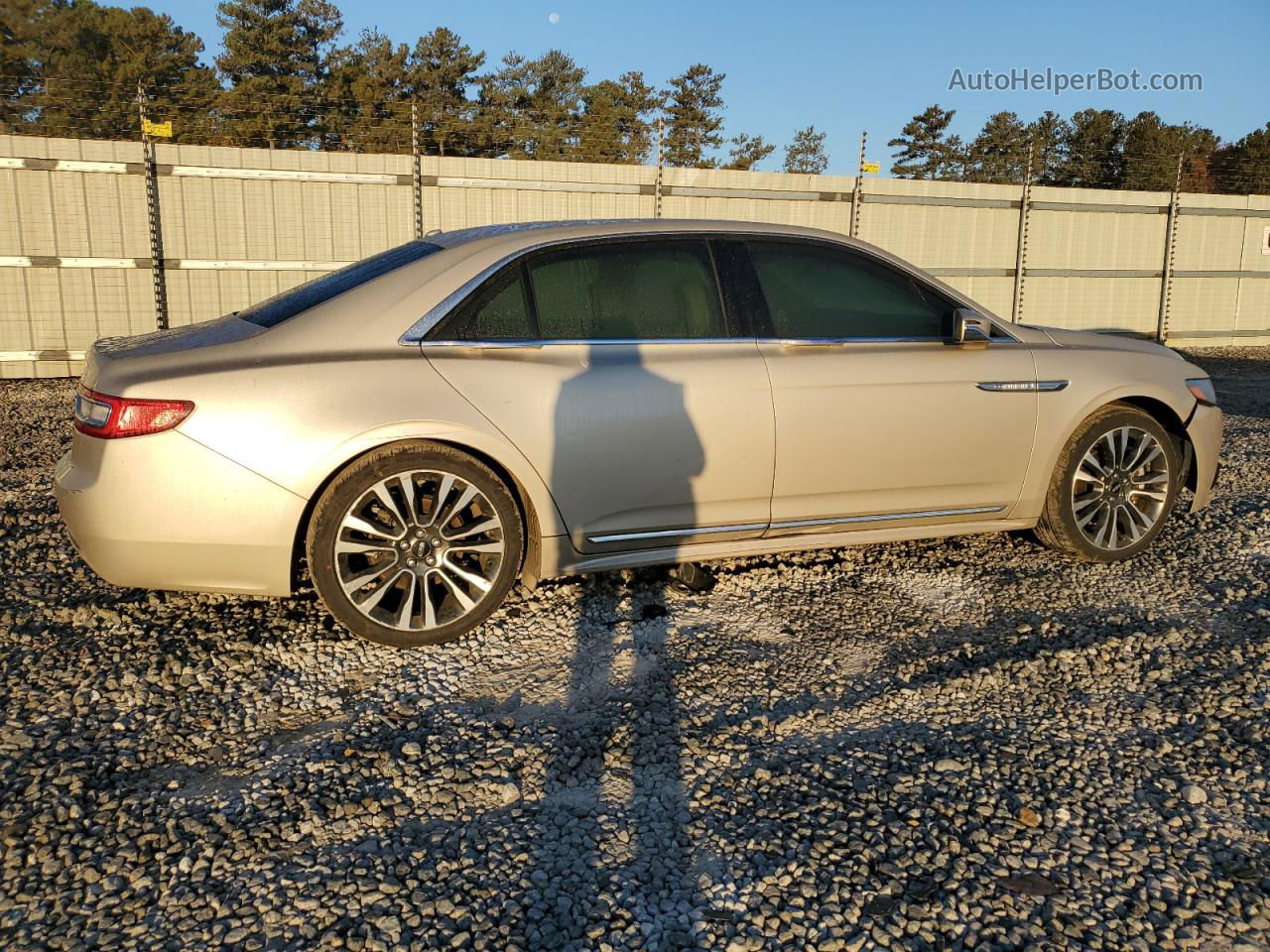 2017 Lincoln Continental Select Бежевый vin: 1LN6L9SK4H5631025