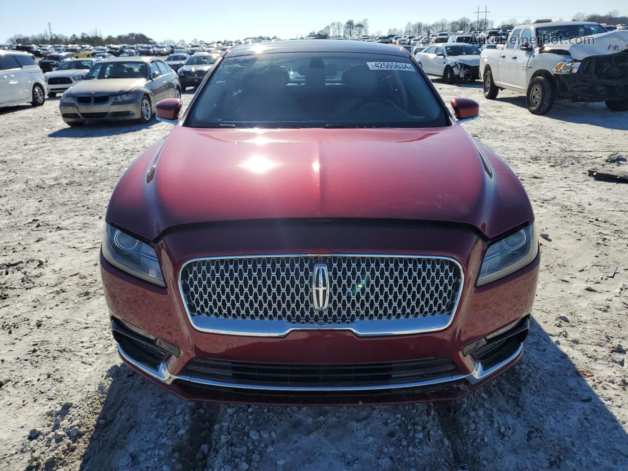 2017 Lincoln Continental Select Burgundy vin: 1LN6L9SK4H5637391