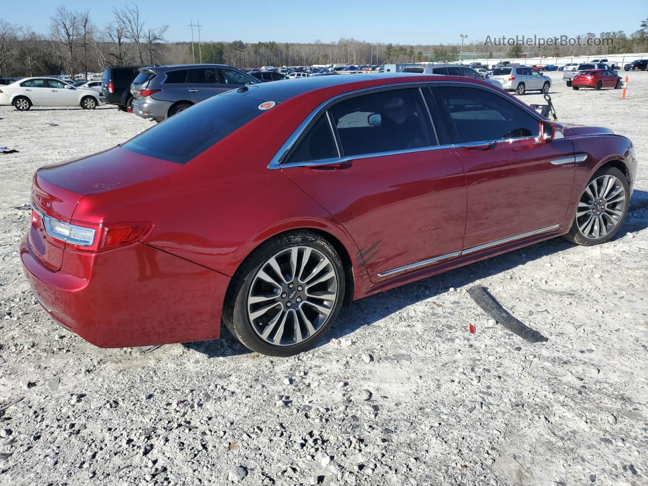 2017 Lincoln Continental Select Burgundy vin: 1LN6L9SK4H5637391