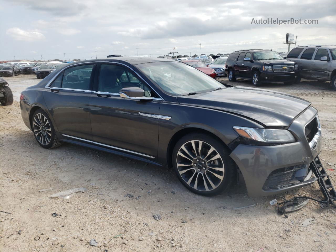 2017 Lincoln Continental Select Серый vin: 1LN6L9SK5H5627789