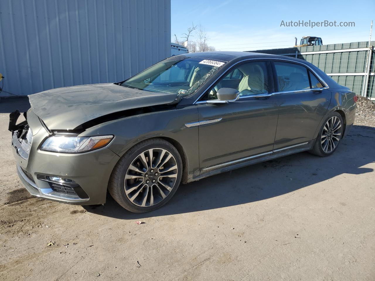 2017 Lincoln Continental Select Gray vin: 1LN6L9SK5H5637478