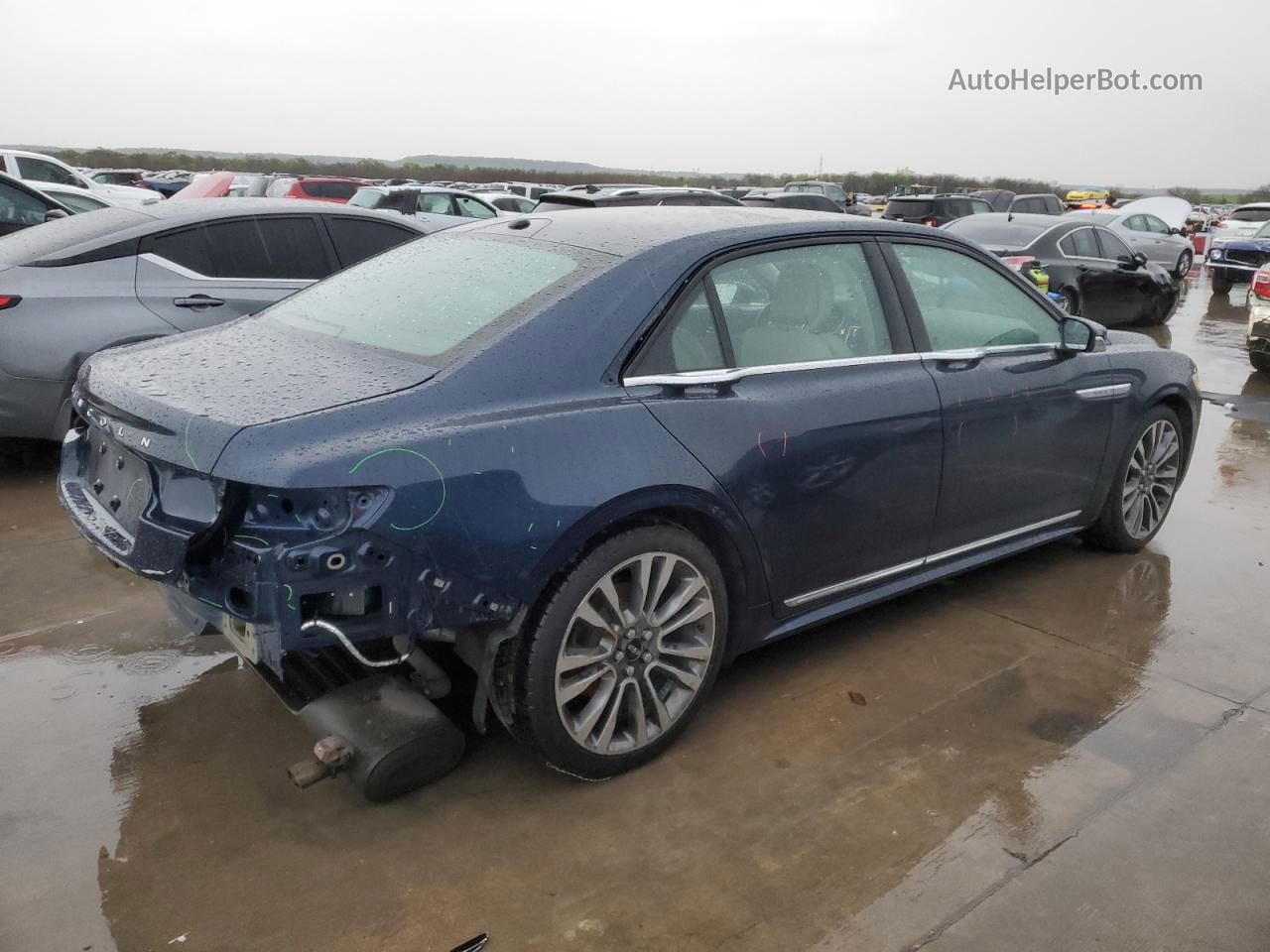 2017 Lincoln Continental Select Blue vin: 1LN6L9SK6H5600505