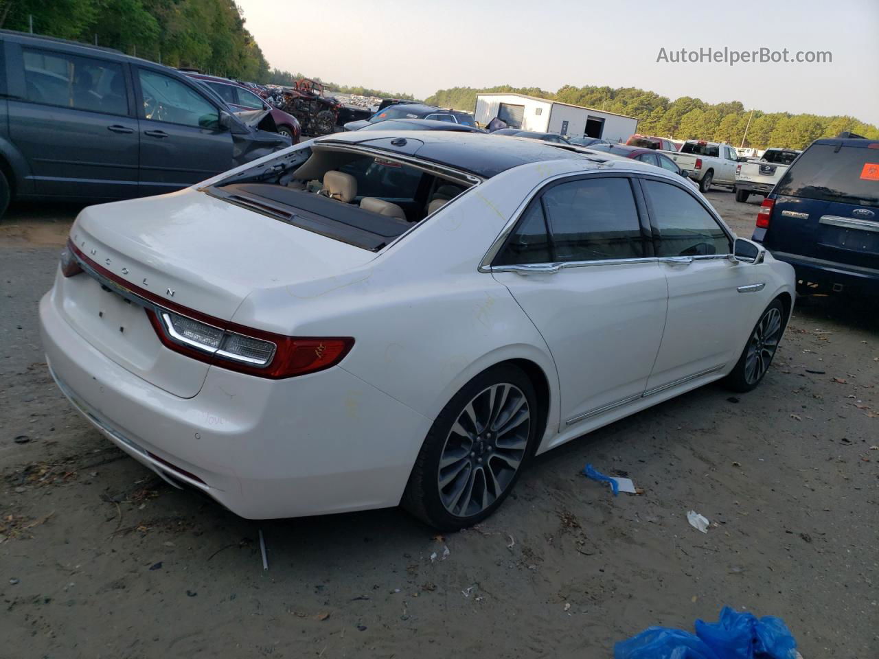 2017 Lincoln Continental Select White vin: 1LN6L9SK6H5629048