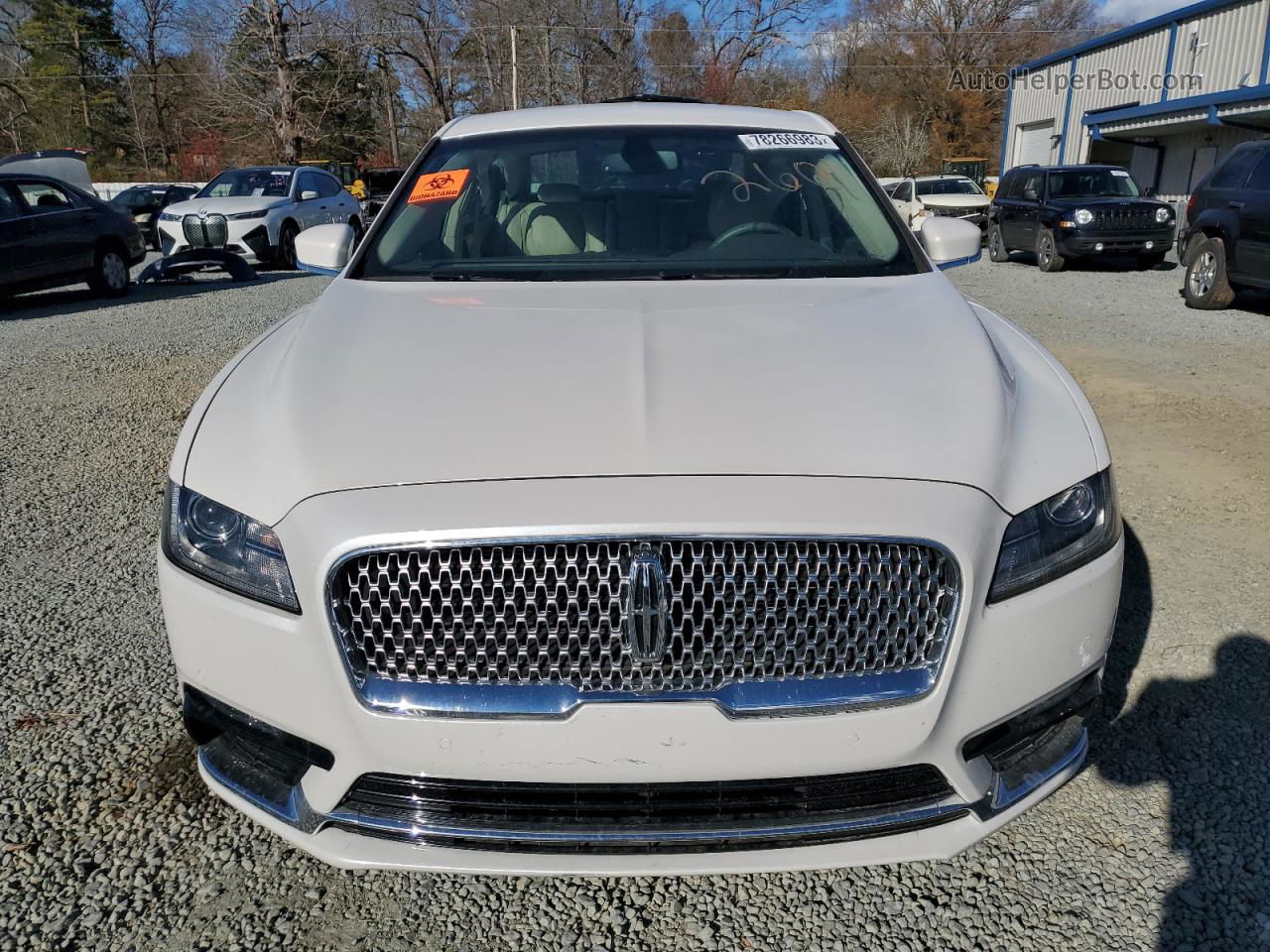 2017 Lincoln Continental Select White vin: 1LN6L9SK7H5612601