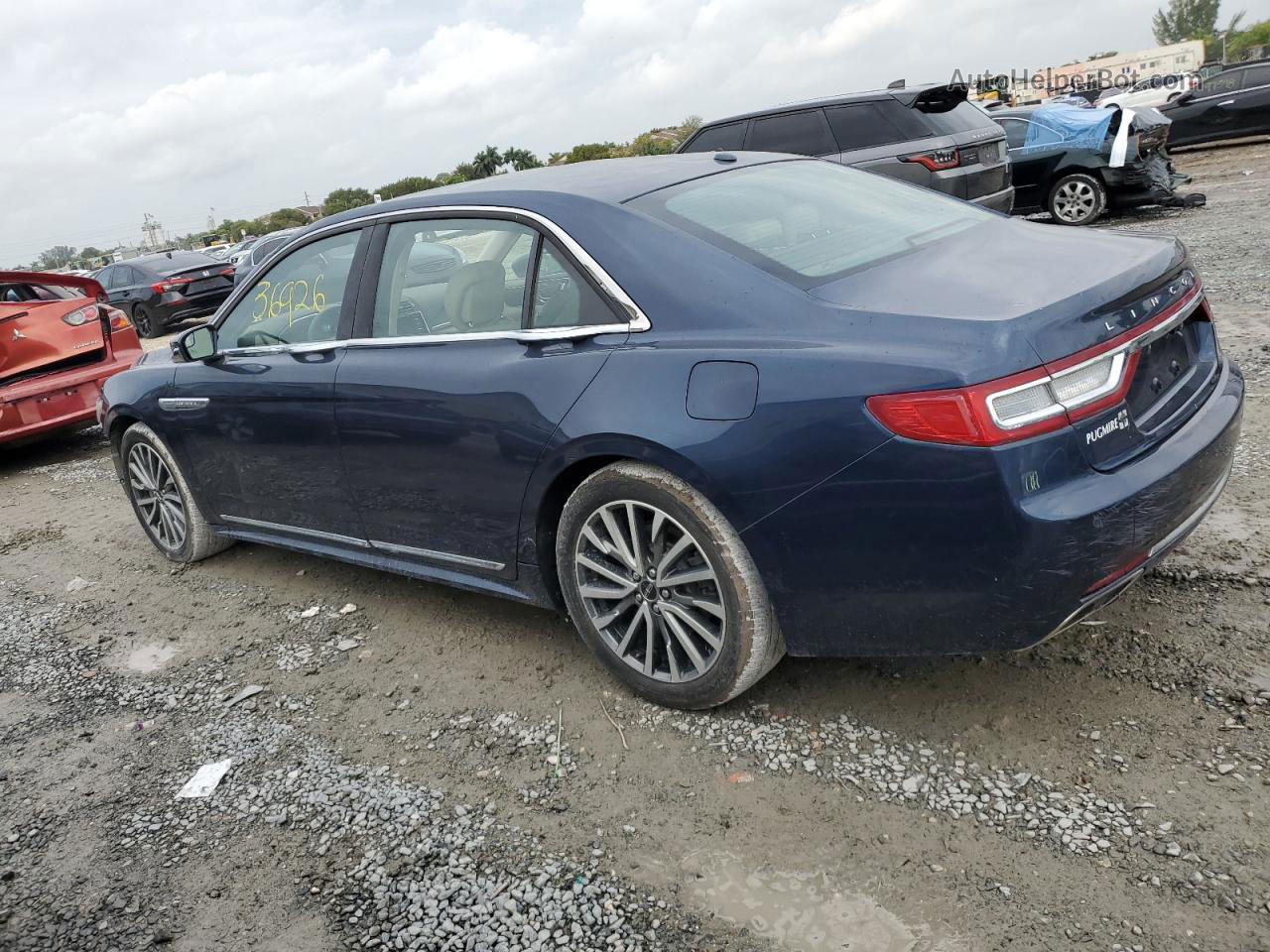 2017 Lincoln Continental Select Blue vin: 1LN6L9SK7H5617409