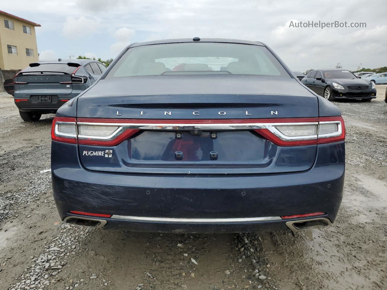 2017 Lincoln Continental Select Blue vin: 1LN6L9SK7H5617409