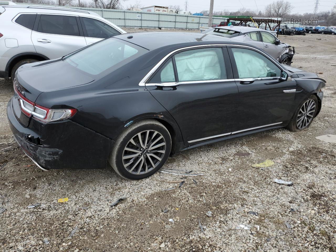 2017 Lincoln Continental Select Black vin: 1LN6L9SK8H5608475