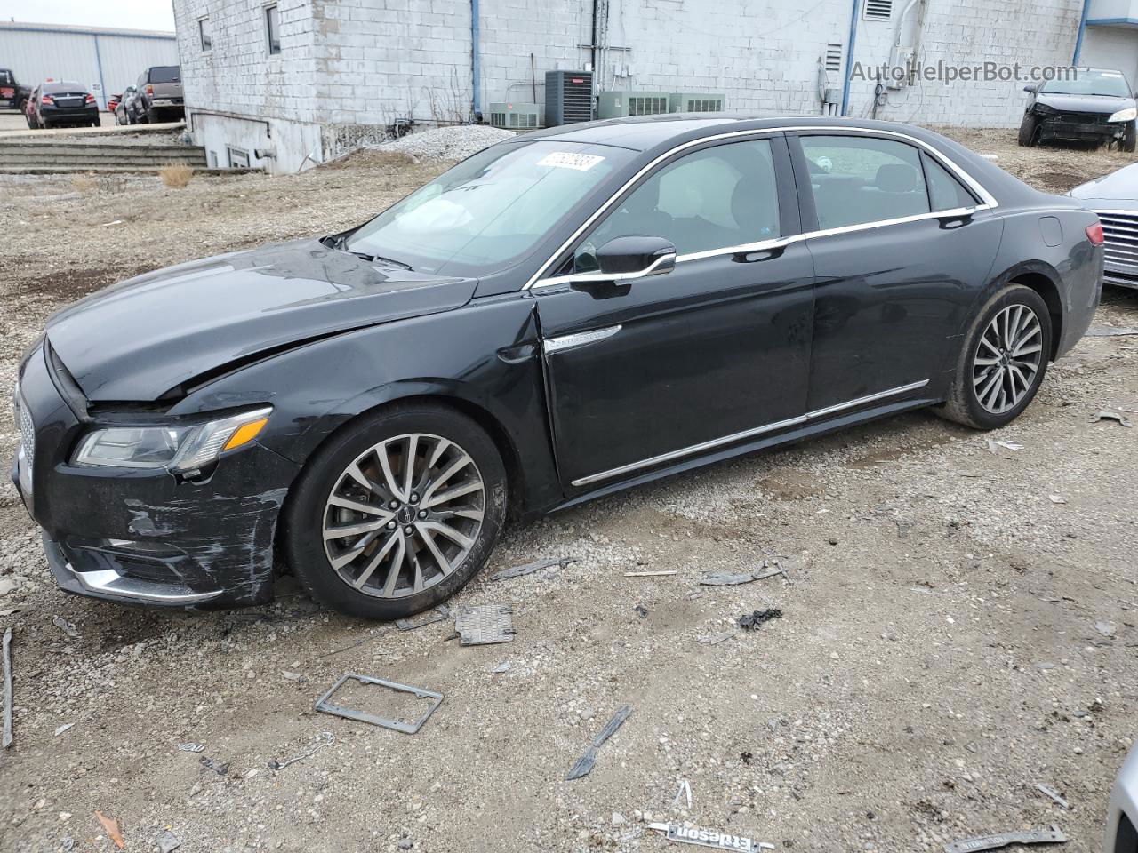 2017 Lincoln Continental Select Черный vin: 1LN6L9SK8H5608475