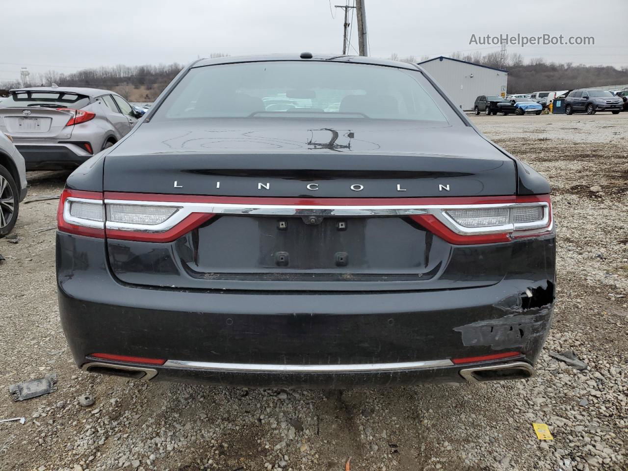 2017 Lincoln Continental Select Черный vin: 1LN6L9SK8H5608475