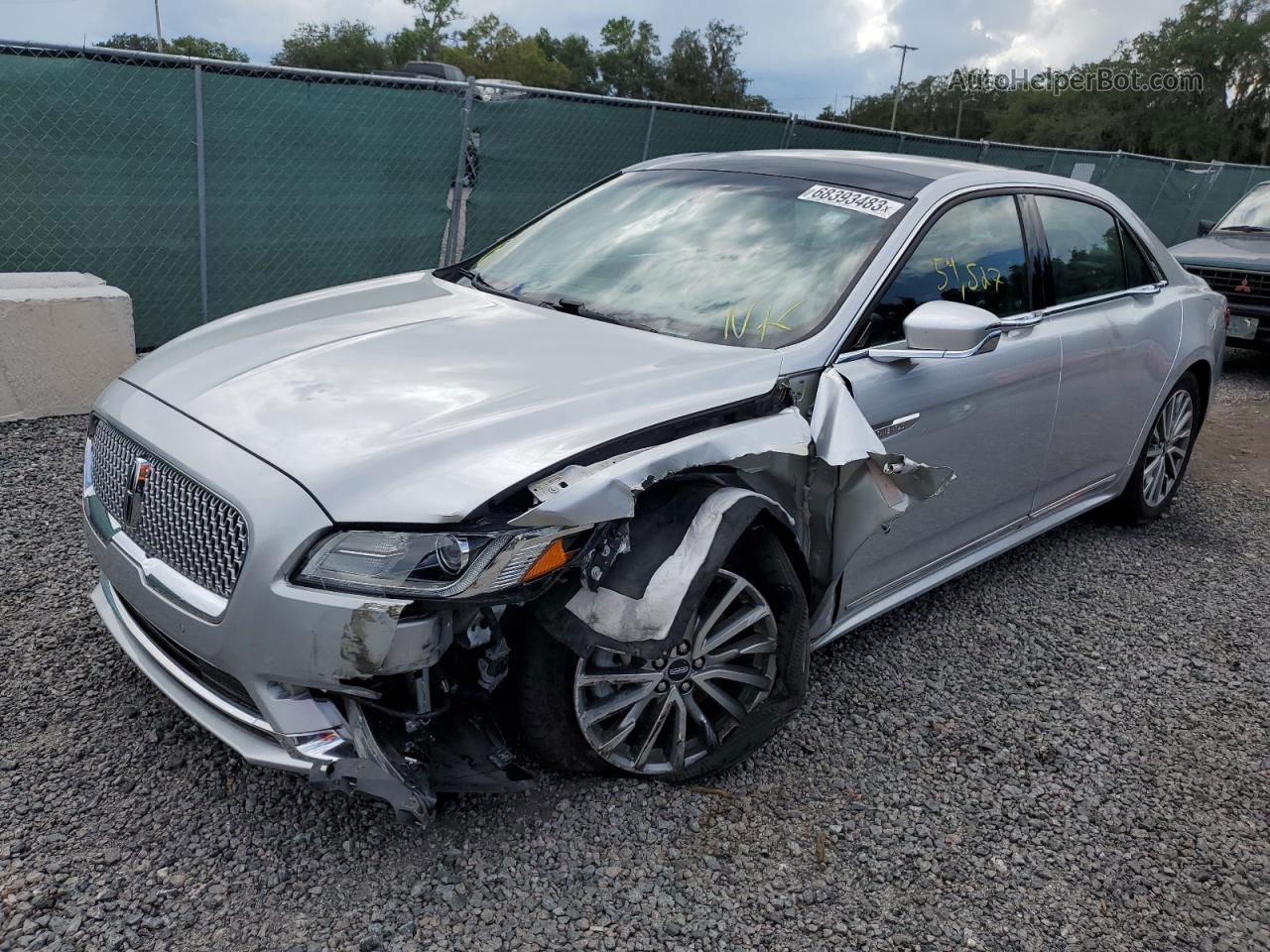 2017 Lincoln Continental Select Silver vin: 1LN6L9SK8H5620366