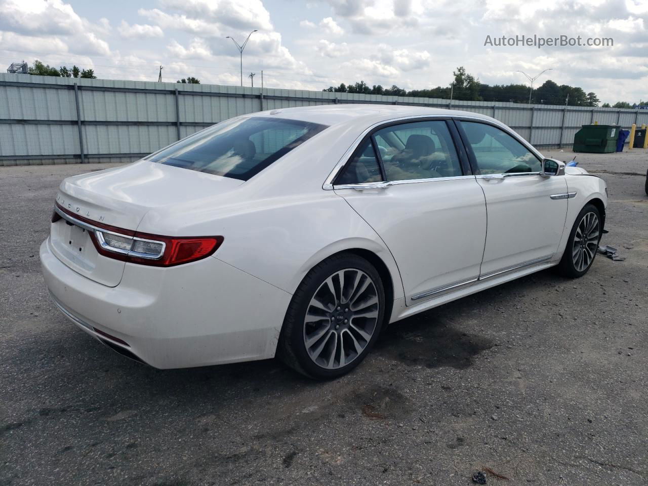 2017 Lincoln Continental Select White vin: 1LN6L9SK8H5627849