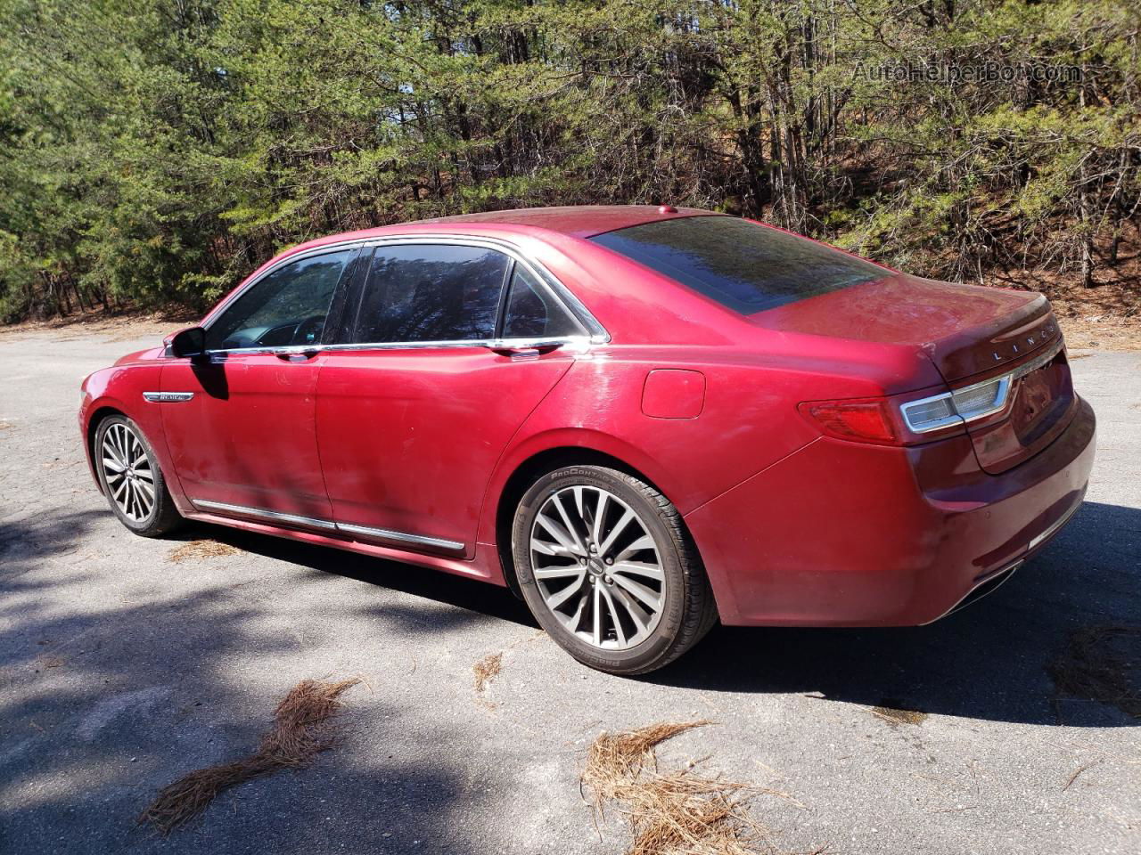 2017 Lincoln Continental Select Темно-бордовый vin: 1LN6L9SK9H5608341