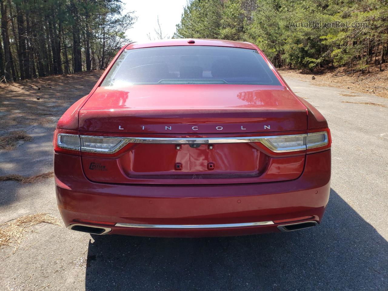 2017 Lincoln Continental Select Maroon vin: 1LN6L9SK9H5608341