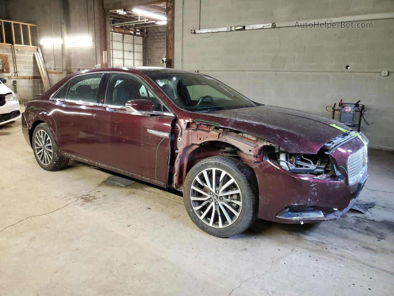 2017 Lincoln Continental Select Burgundy vin: 1LN6L9SK9H5610607