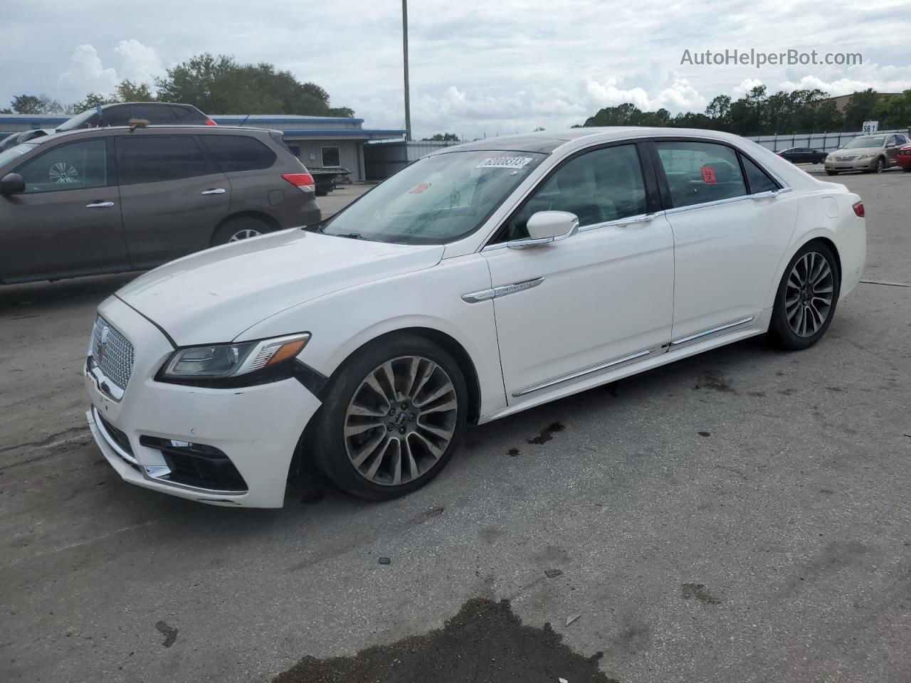 2017 Lincoln Continental Select White vin: 1LN6L9SK9H5616679