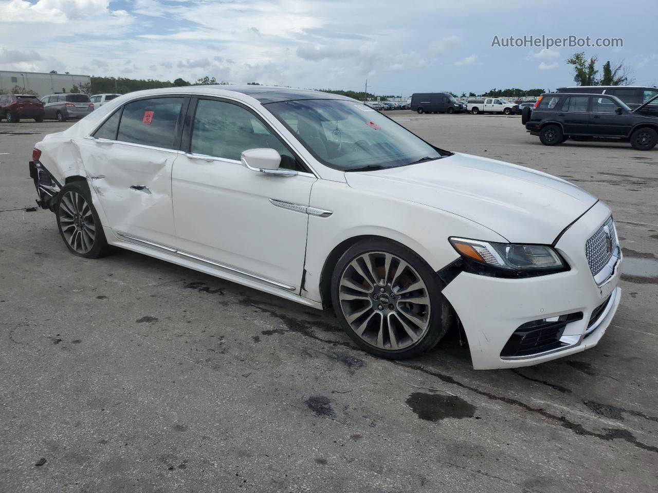 2017 Lincoln Continental Select Белый vin: 1LN6L9SK9H5616679