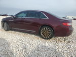 2017 Lincoln Continental Select Maroon vin: 1LN6L9SK9H5624040