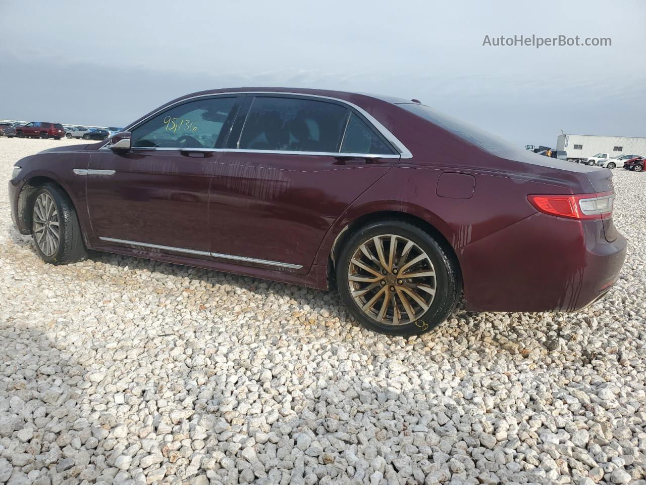 2017 Lincoln Continental Select Темно-бордовый vin: 1LN6L9SK9H5624040