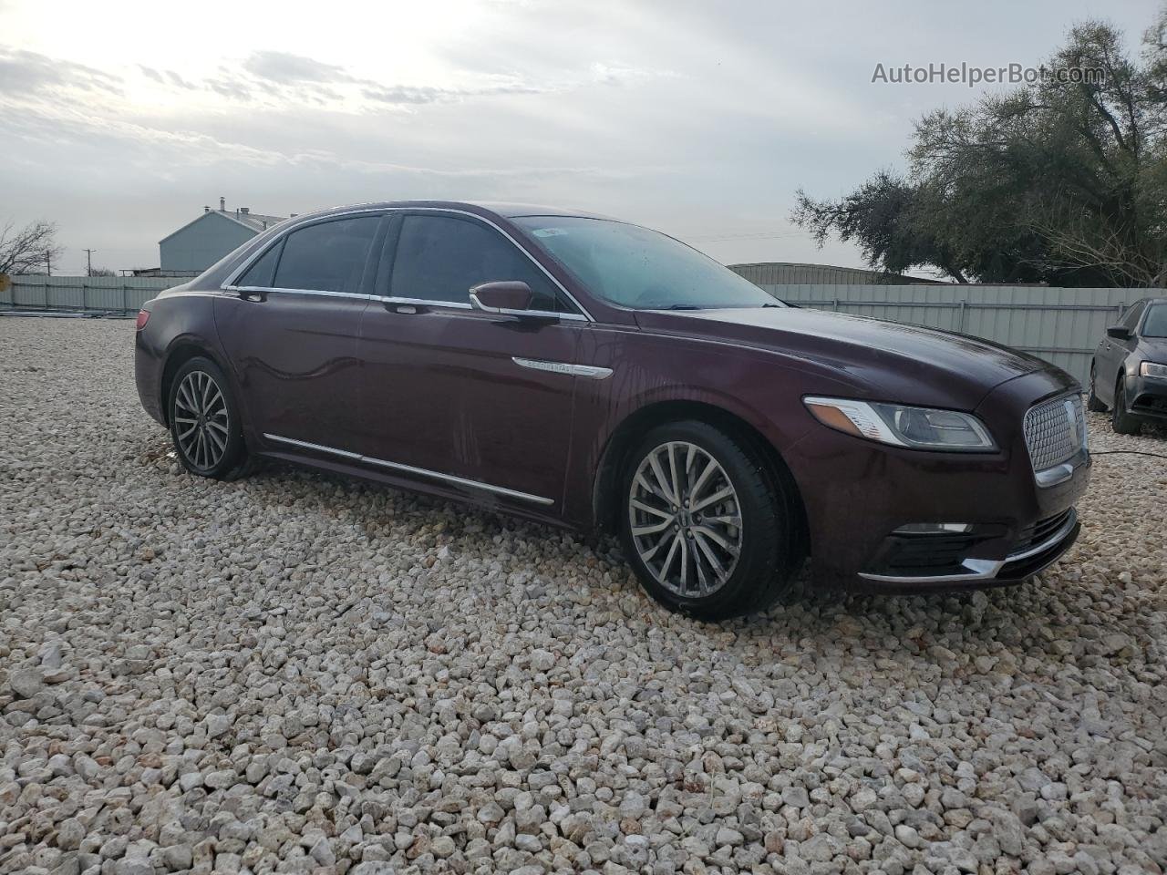 2017 Lincoln Continental Select Темно-бордовый vin: 1LN6L9SK9H5624040