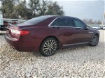 2017 Lincoln Continental Select Maroon vin: 1LN6L9SK9H5624040