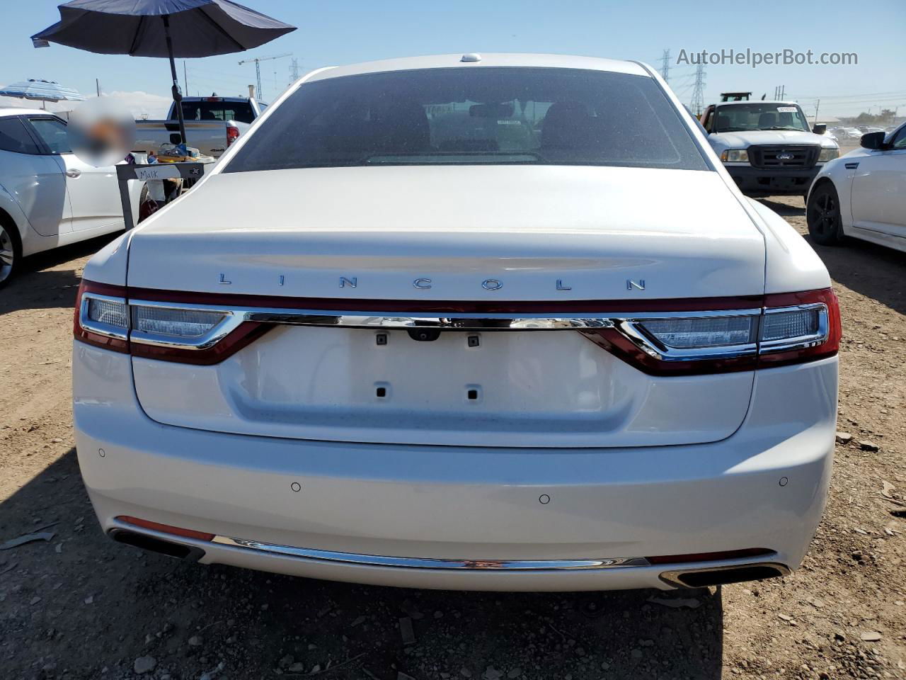 2017 Lincoln Continental Select White vin: 1LN6L9SP0H5608627