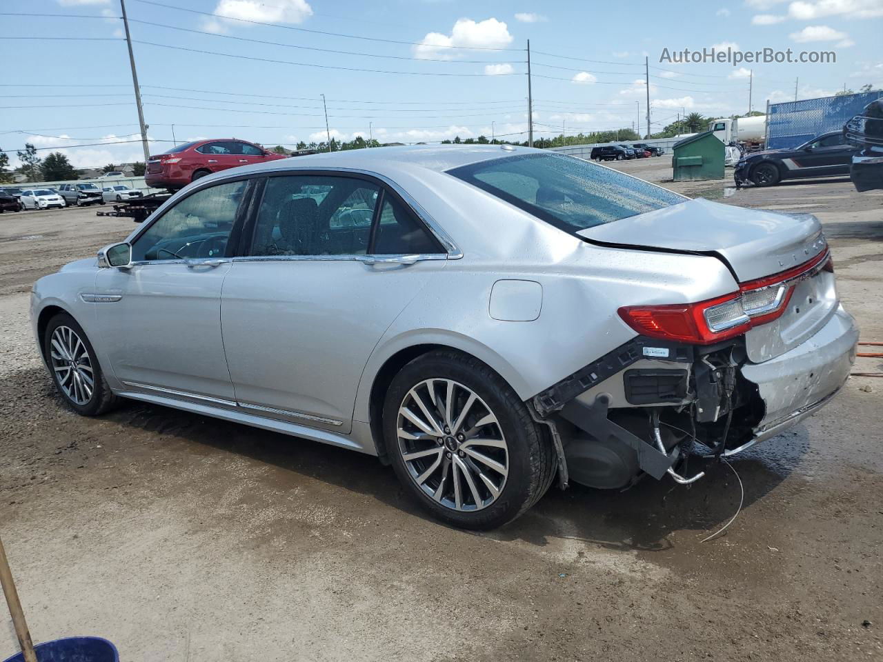 2017 Lincoln Continental Select Серебряный vin: 1LN6L9SP0H5610622