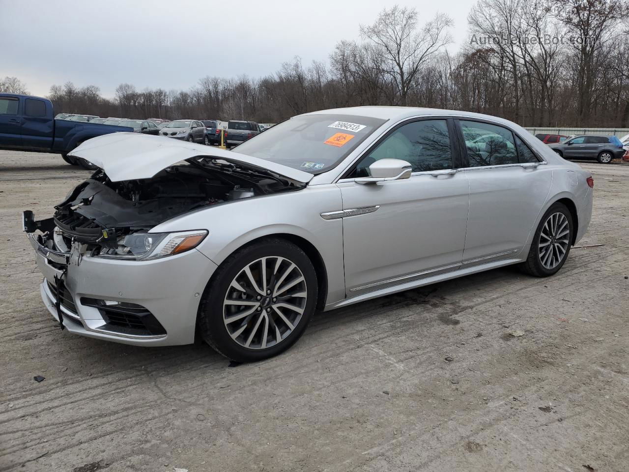 2017 Lincoln Continental Select Серебряный vin: 1LN6L9SP3H5637331