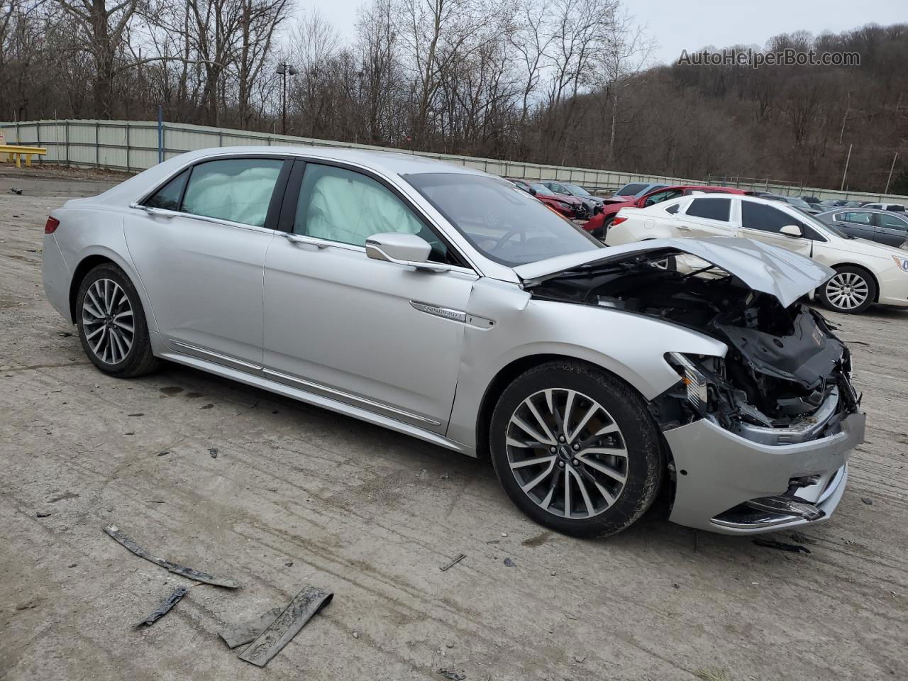 2017 Lincoln Continental Select Silver vin: 1LN6L9SP3H5637331