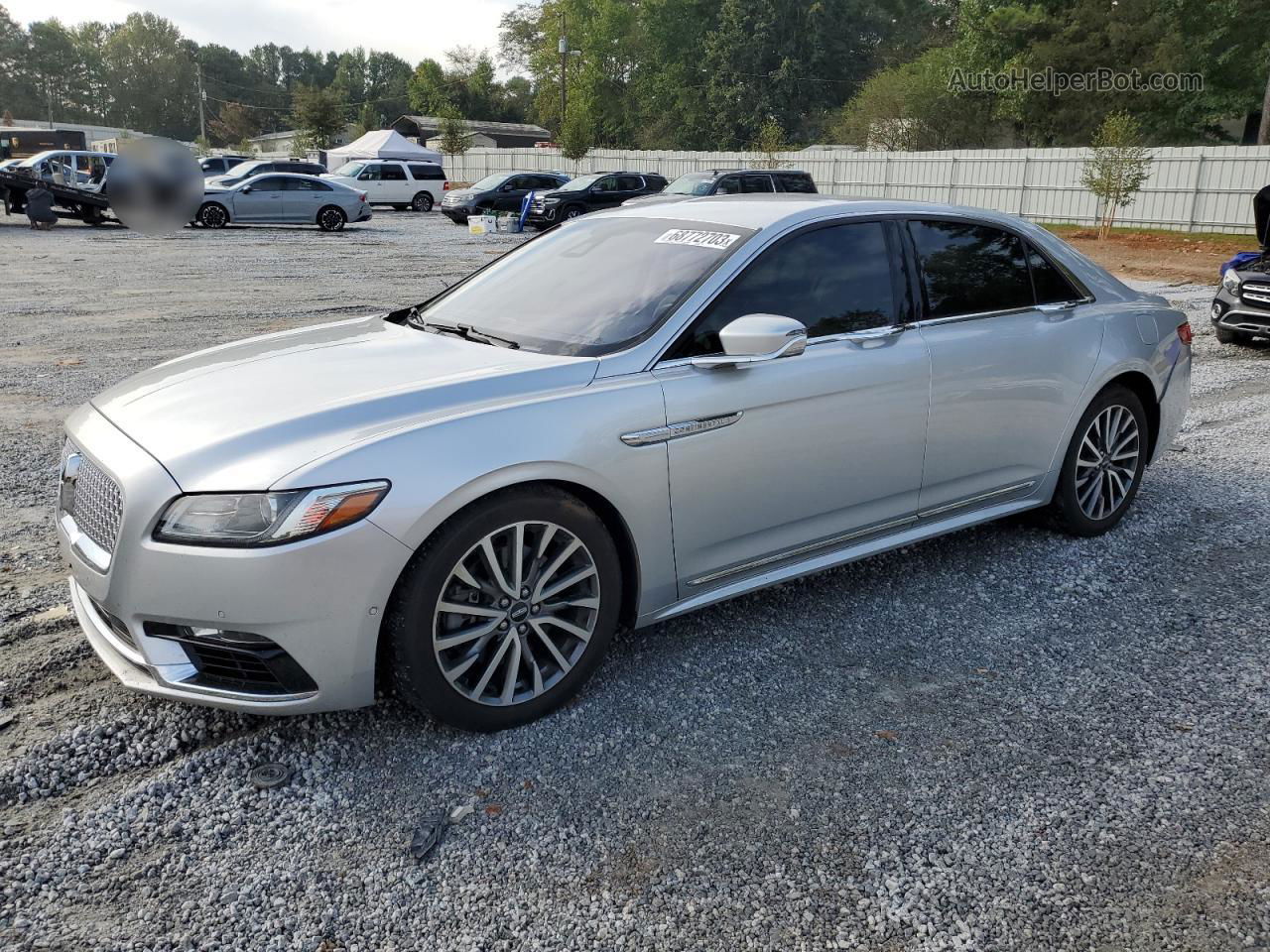 2017 Lincoln Continental Select Silver vin: 1LN6L9SP5H5610616