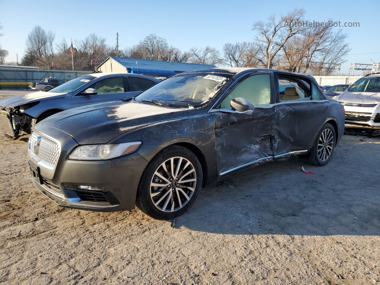 2017 Lincoln Continental Select Gray vin: 1LN6L9SP7H5630902