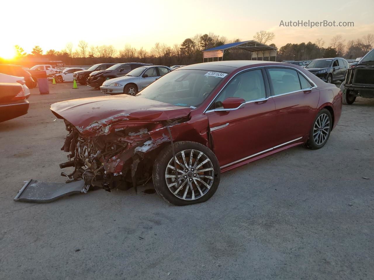 2017 Lincoln Continental Select Maroon vin: 1LN6L9SP8H5608195