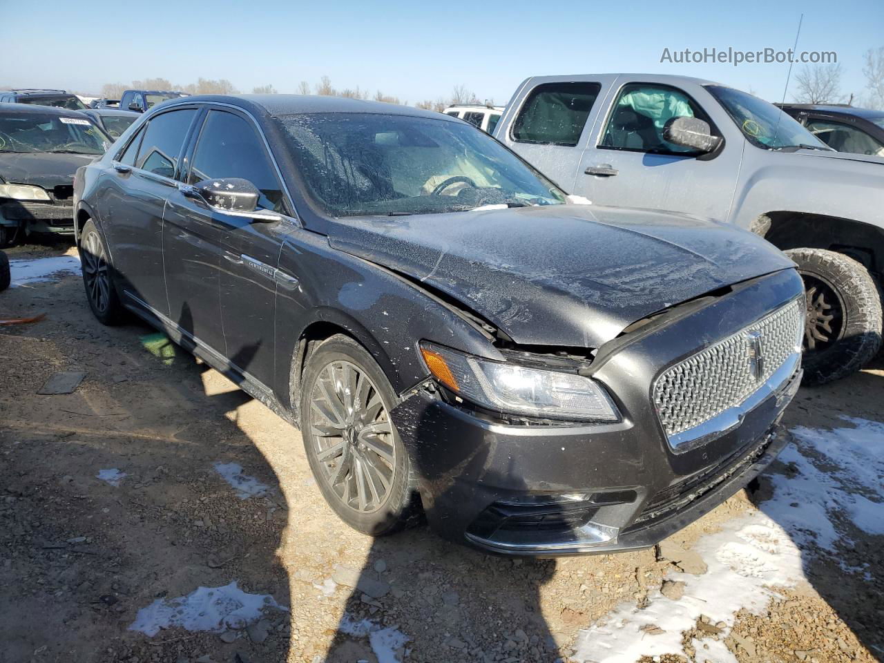 2017 Lincoln Continental Select Gray vin: 1LN6L9SP8H5636403