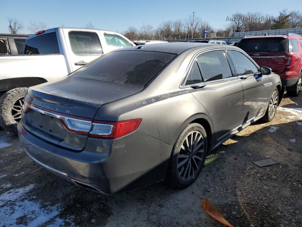 2017 Lincoln Continental Select Gray vin: 1LN6L9SP8H5636403