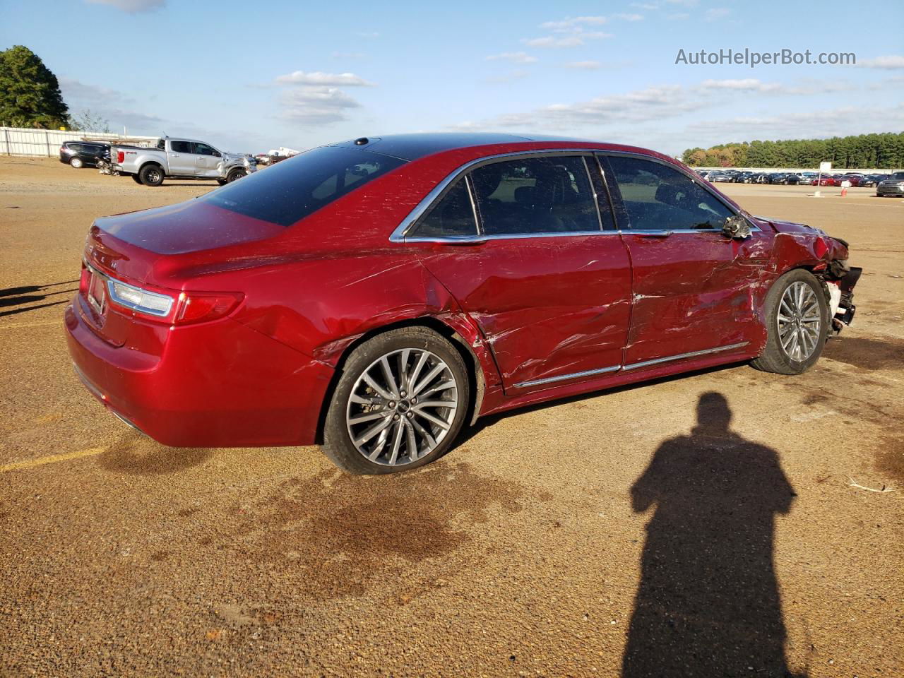 2017 Lincoln Continental Select Red vin: 1LN6L9SP9H5607900