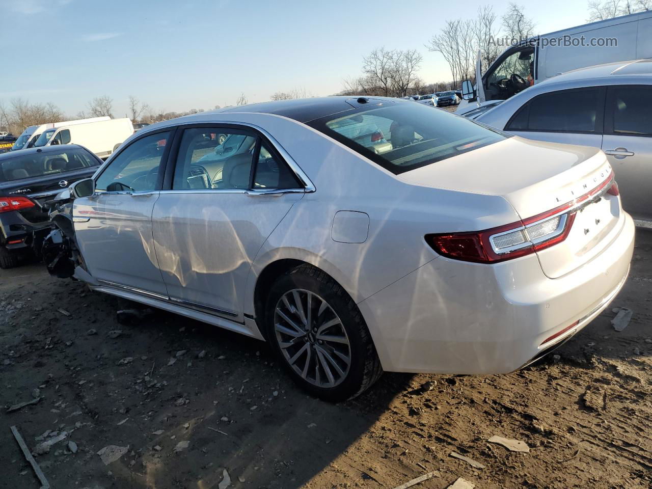 2017 Lincoln Continental Select White vin: 1LN6L9TK0H5627861