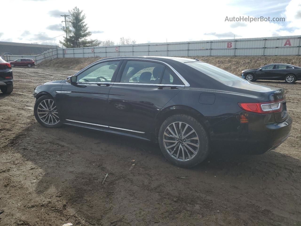 2017 Lincoln Continental Select Черный vin: 1LN6L9TK3H5618698