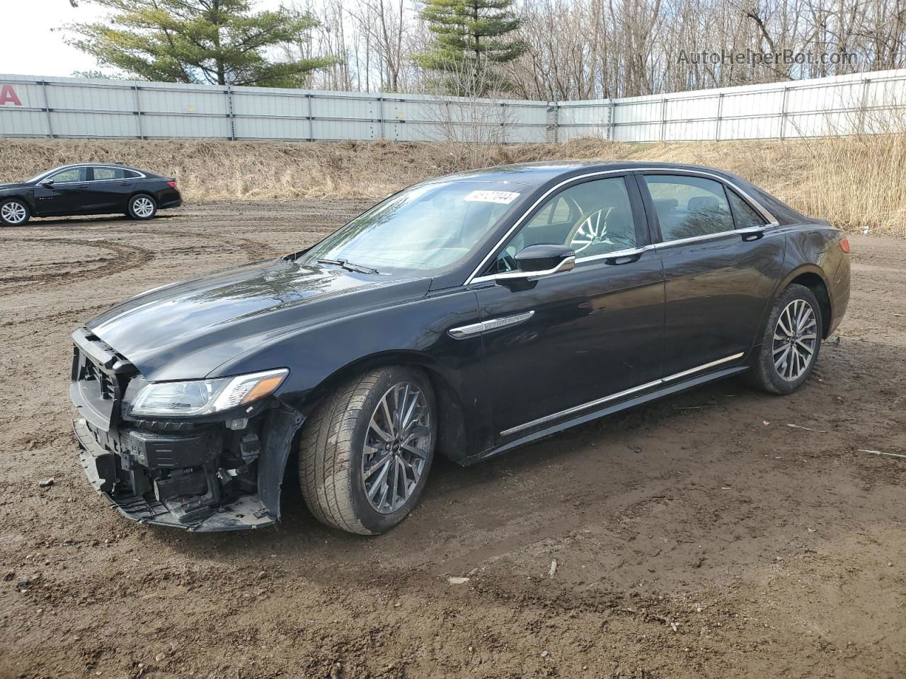 2017 Lincoln Continental Select Черный vin: 1LN6L9TK3H5618698