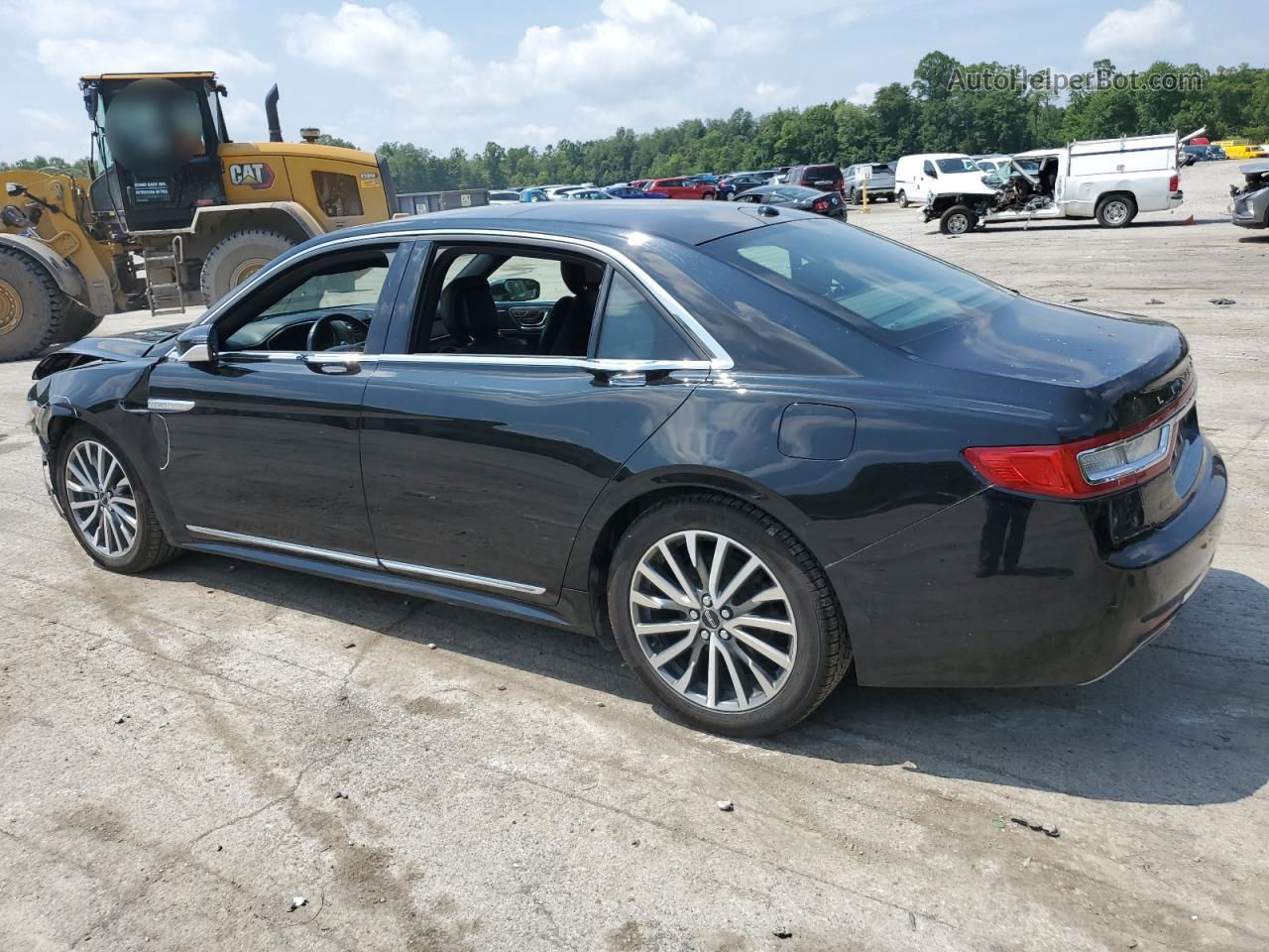 2017 Lincoln Continental Select Черный vin: 1LN6L9TK8H5602108