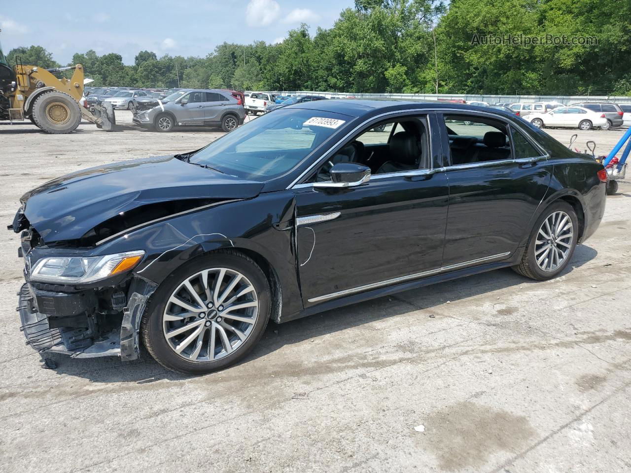 2017 Lincoln Continental Select Черный vin: 1LN6L9TK8H5602108