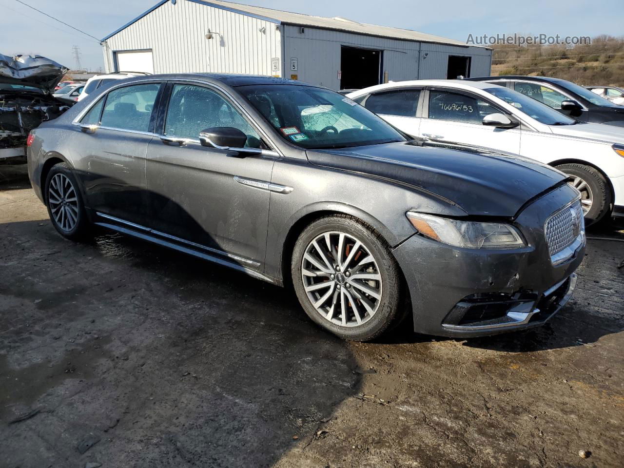 2017 Lincoln Continental Select Gray vin: 1LN6L9TK8H5636629