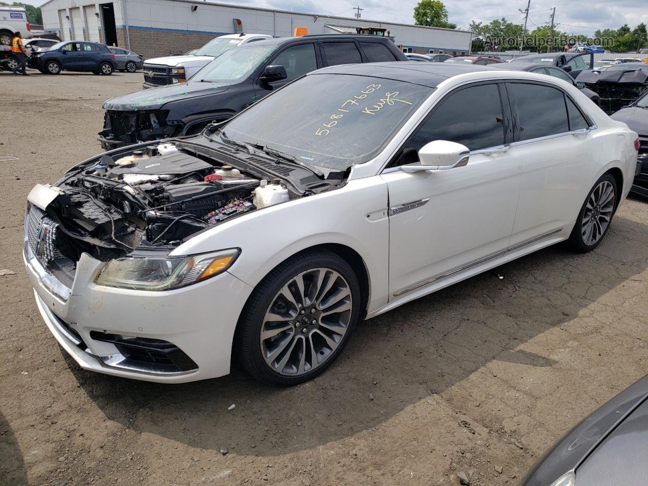 2017 Lincoln Continental Select White vin: 1LN6L9TP0H5611770